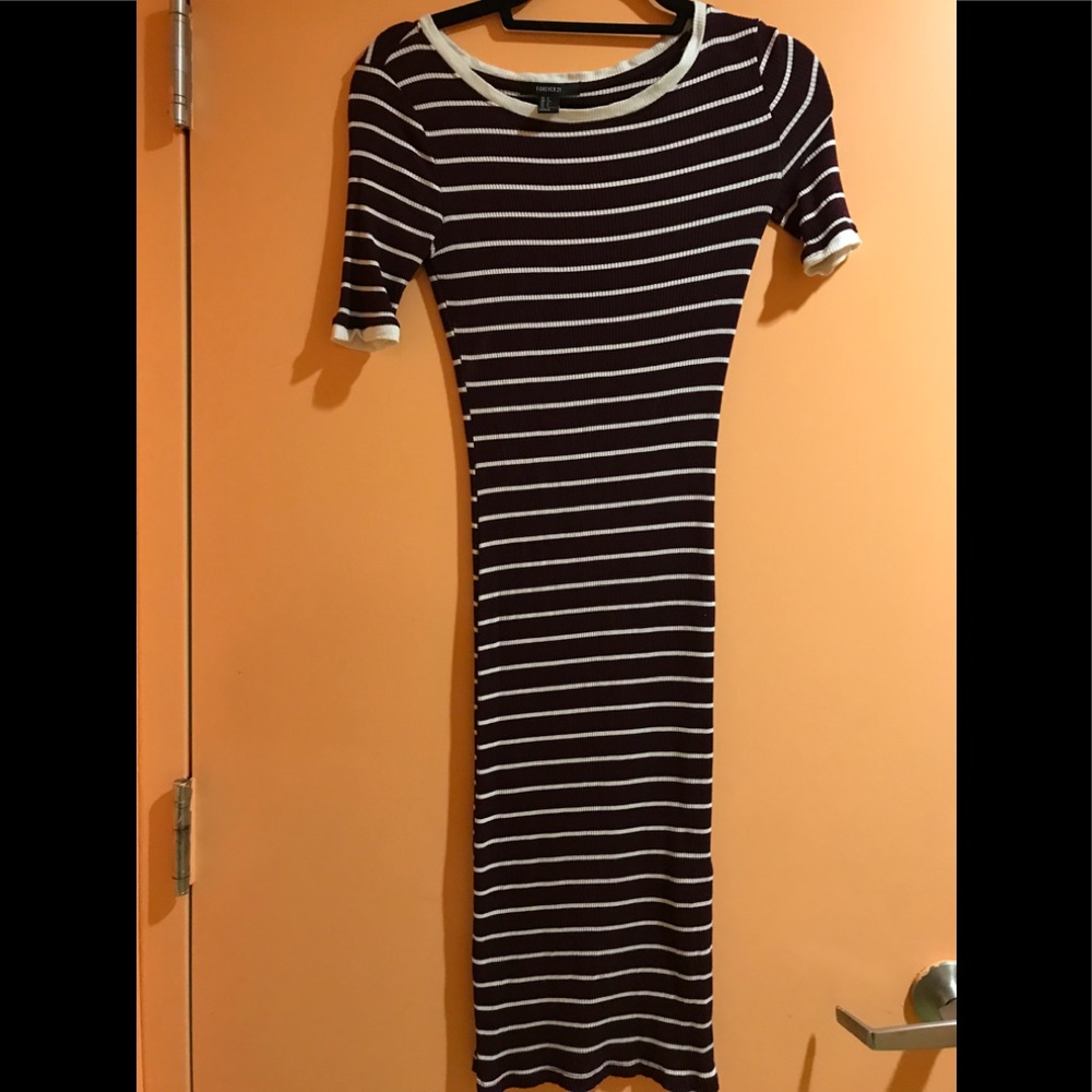 Body con striped dress